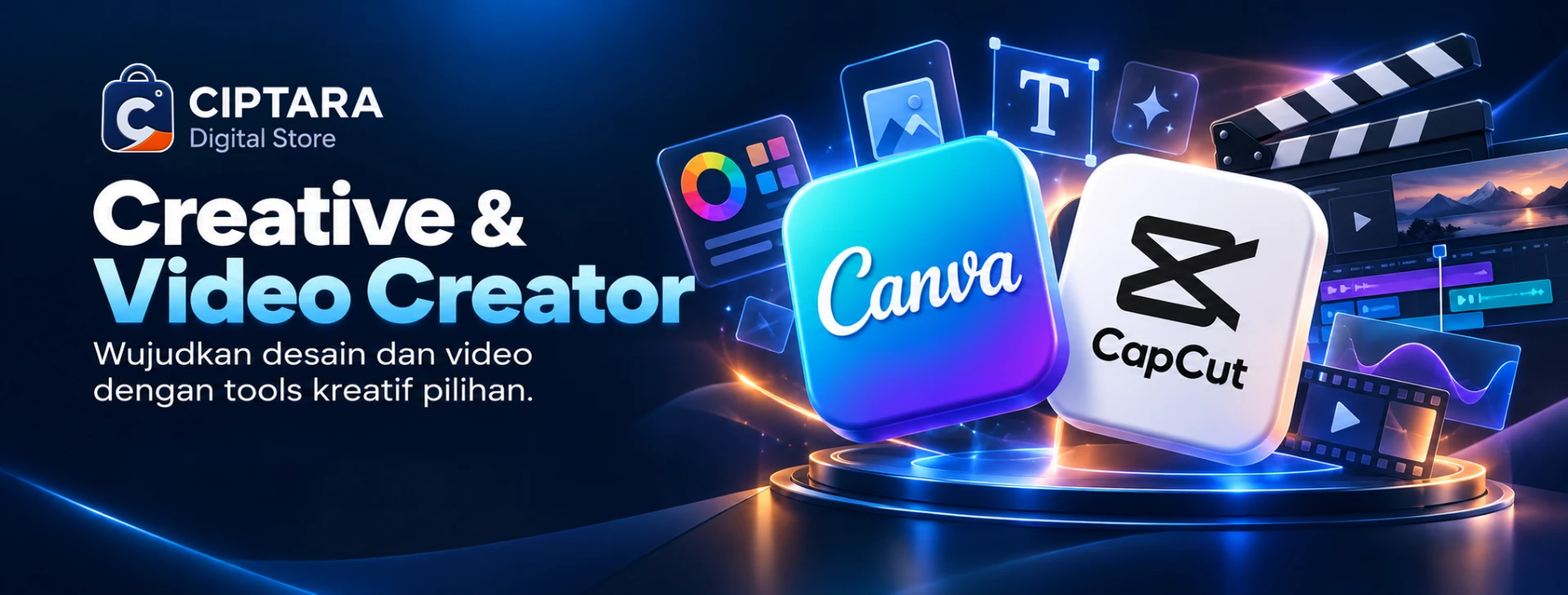 Creative & Video Creator — jelajahi produk desain